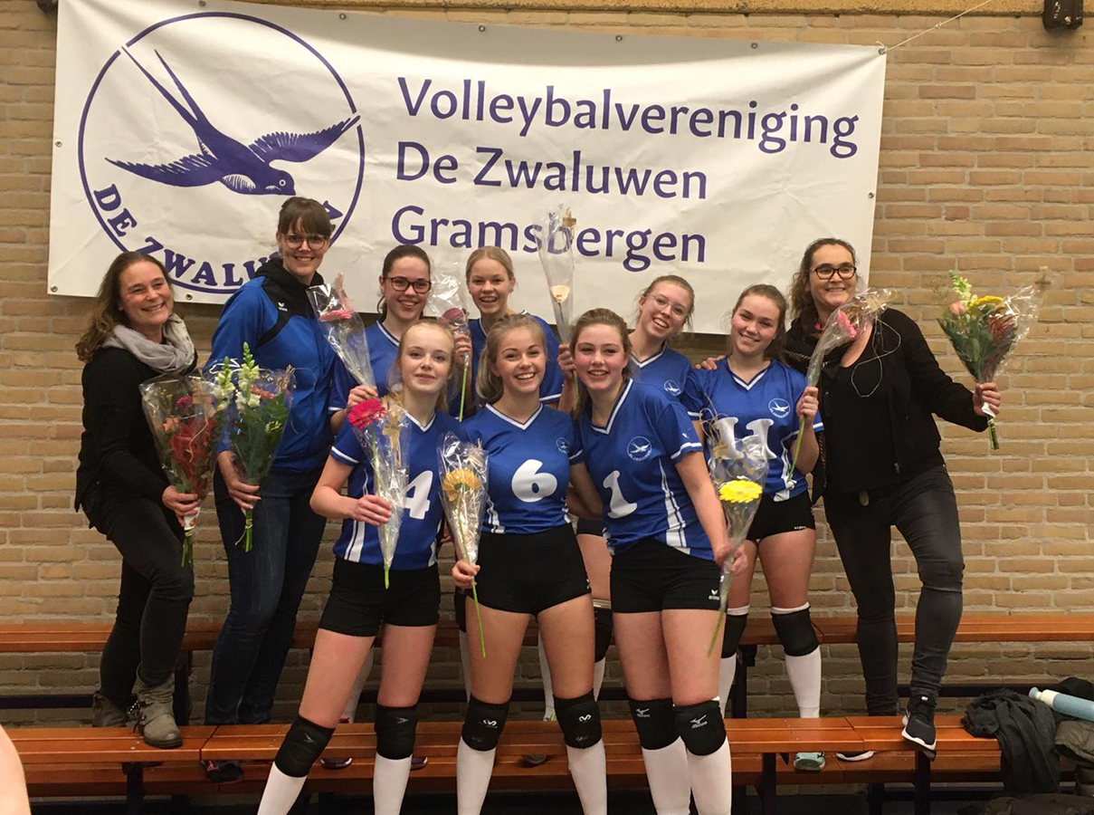 Meisjes B1 en C1 kampioen januari 2020